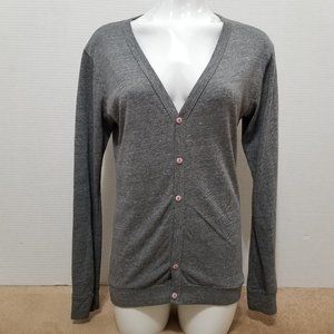 BDG cardigan XS button front v-neck marl knit sweater layering Urban Outfitters